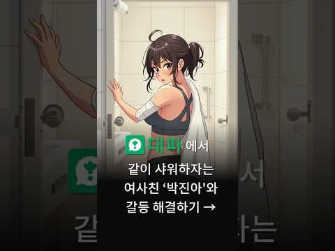 같이 샤워하자는 여사친과 갈등 해결하기
